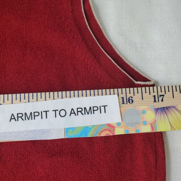 Ann Taylor Loft Sleeveless Sweater Size Medium Rayon/Nylon - Picture 5 of 7